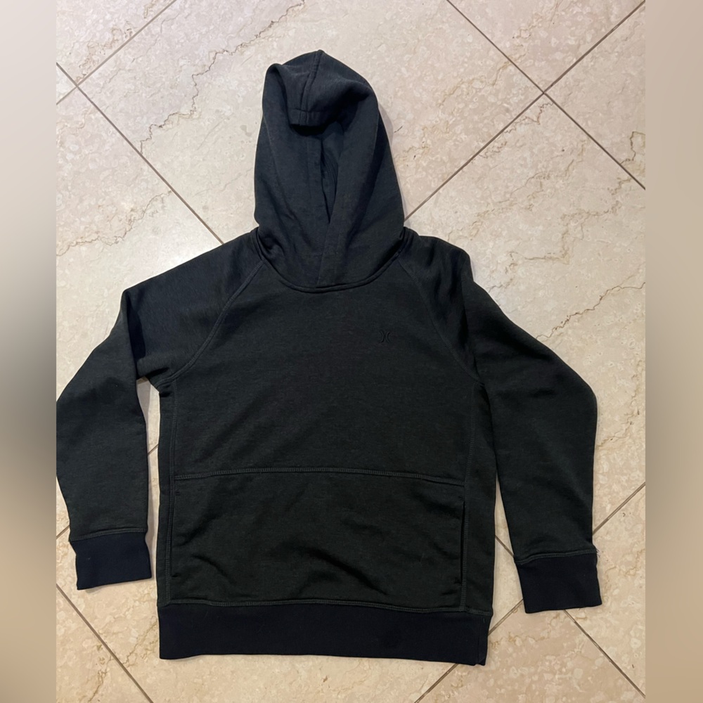 Boys Hurley Black Hoodie, boys medium, NWOT